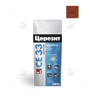 ЦерезитЗатирка д/узких швов 1-6мм (кирпич 49), 2кг СЕ 33 Comfort фольга