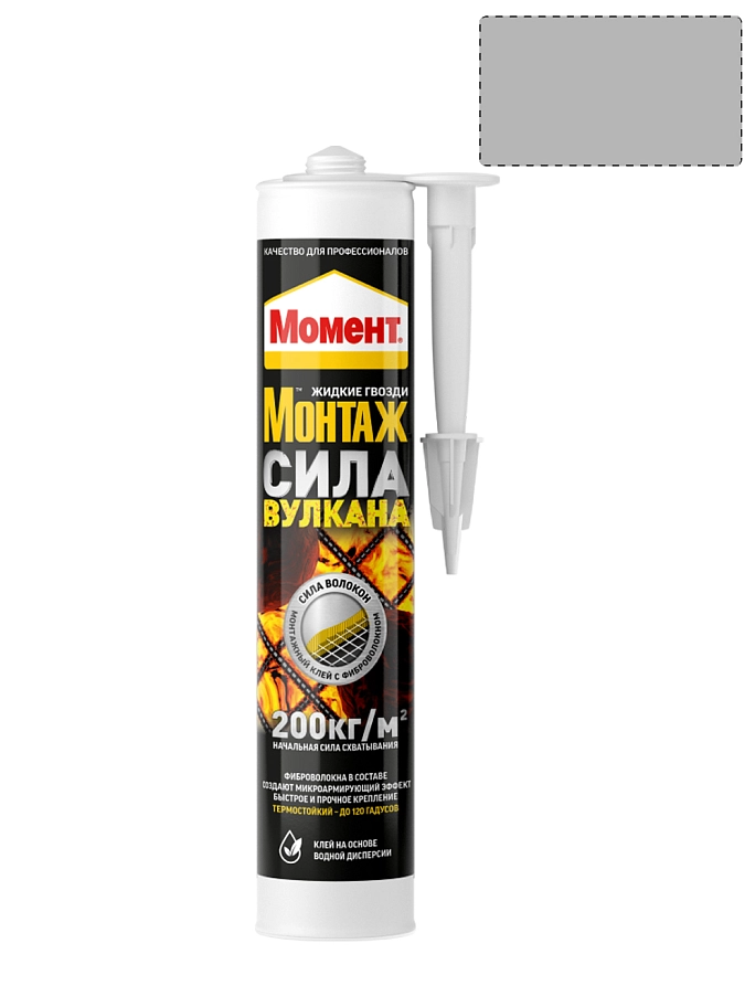 Клей монтажный универсальный Момент Монтаж Сила Вулкана 400 г