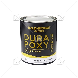 DuraPoxy антивандальная краска для стен и потолков kelly-Moore Ультраматовая (5) база BW 0,473л