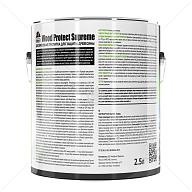Пропитка декоративная для защиты древесины Dufa Wood Protect Supreme тиковое дерево 2,5 л