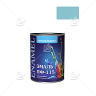 Эмаль ПФ-115 универсальная алкидная Простокрашено светло-голубая 0,8 кг