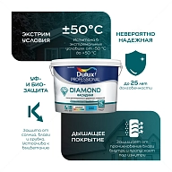 Краска фасадная для минеральных и деревянных поверхностей Dulux Professional Diamond гладкая матовая база BС 0,9 л 