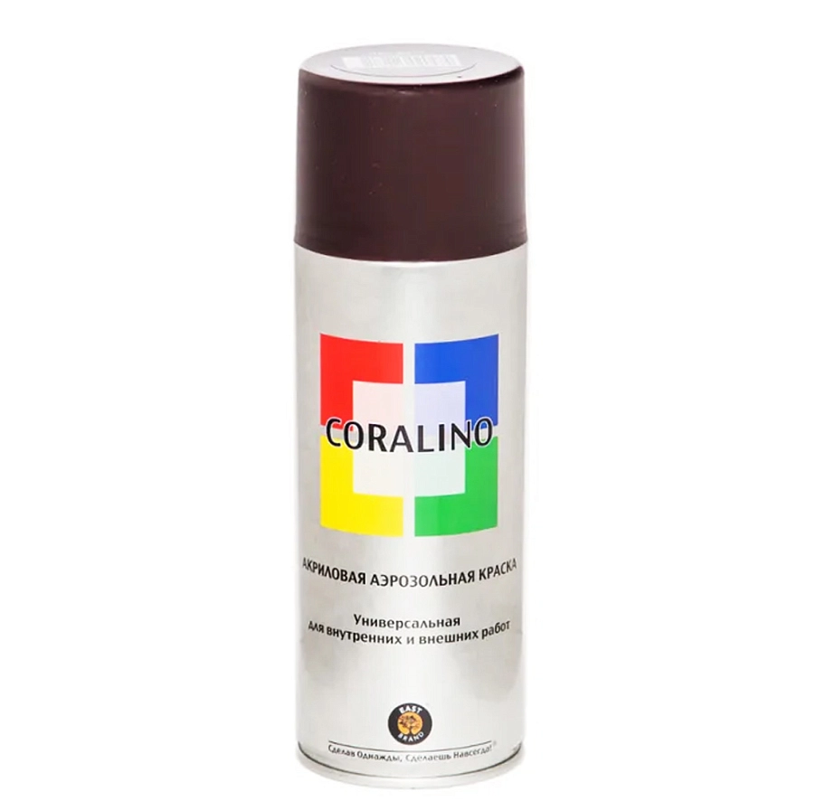 Coralino Satin / Коралино Сатин Краска универсальная аэрозольная акриловая полуматовая