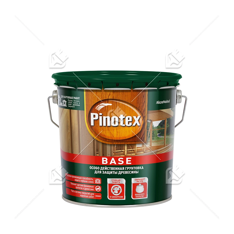 Грунт для защиты древесины Pinotex Base 2,5 л