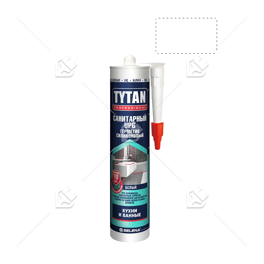 Герметик силиконовый санитарный Tytan Professional UPG белый 280 мл.