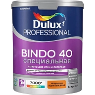 Dulux Professional Bindo 40 / Дюлакс Профешнл Биндо 40 Краска для стен и потолков латексная специальная полуглянцевая