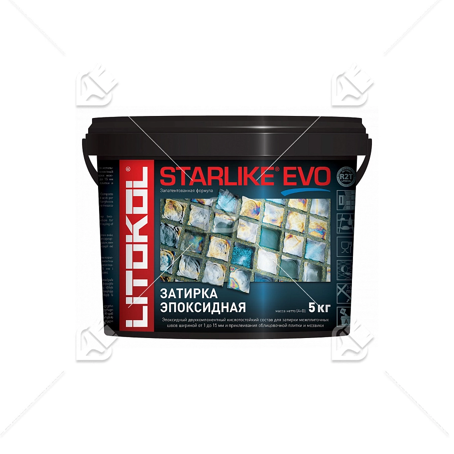 Затирка эпоксидная Litokol Starlike Evo S.205 травертино 5 кг.