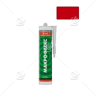 Герметик силиконовый высокотемпературный Макрофлекс TA145 красный 300 мл
