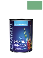 Эмаль ПФ-115 универсальная алкидная Простокрашено светло-зеленая 1,8 кг