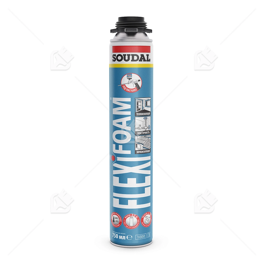 Пена профессиональная Soudal Flexifoam 750 мл