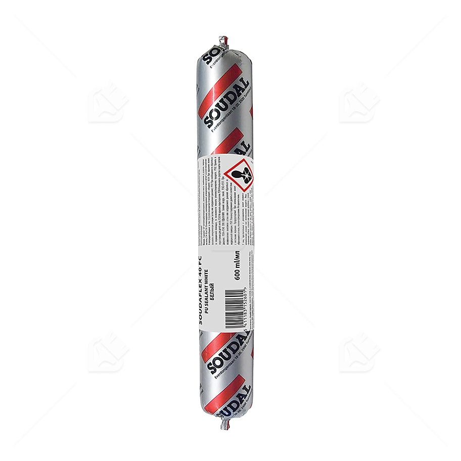 Герметик полиуретановый универсальный Soudal Soudaflex 40 FC белый 600 мл.