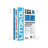 Гидроизоляция эластичная двухкомпонентная на цементной основе Litokol Elastocem компонент А 24 кг
