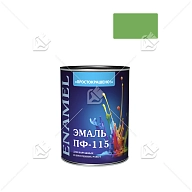Эмаль ПФ-115 универсальная алкидная Простокрашено ярко-зеленая 1,8 кг