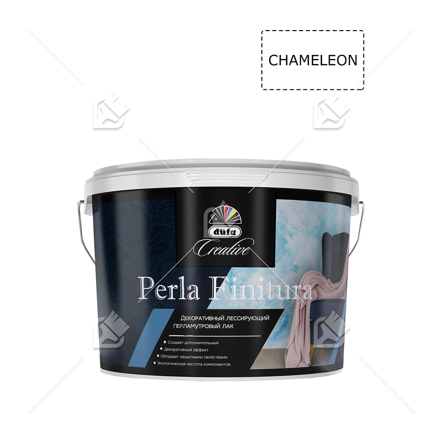 Перла Финитура лак декор. перламутр. (база CHAMELEON) ( 2,5л) Дюфа Креатив