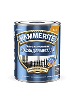 Краска для металла Hammerite глянцевая графитовая (RAL 7024) 0,75 л