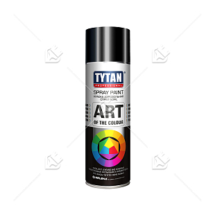 Краска универсальная аэрозольная акриловая Tytan Professional Art of the colour глянцевая RAL 9005 черная 400 мл