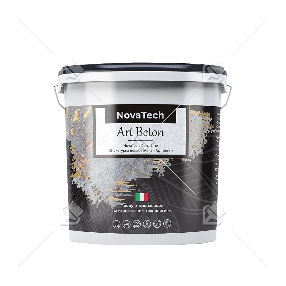 Покрытие декоративное NovaTech Art Beton 16 кг