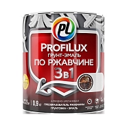 Грунт-эмаль на ржавчину 3 в 1 Profilux полуматовая зелёная 5 кг.