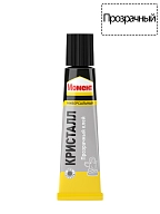 Клей универсальный контактный полиуретановый Момент Кристалл 30 мл. в шоу-боксе