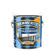 Краска для металлических поверхностей алкидная Hammerite гладкая синяя RAL 5005 2 л.