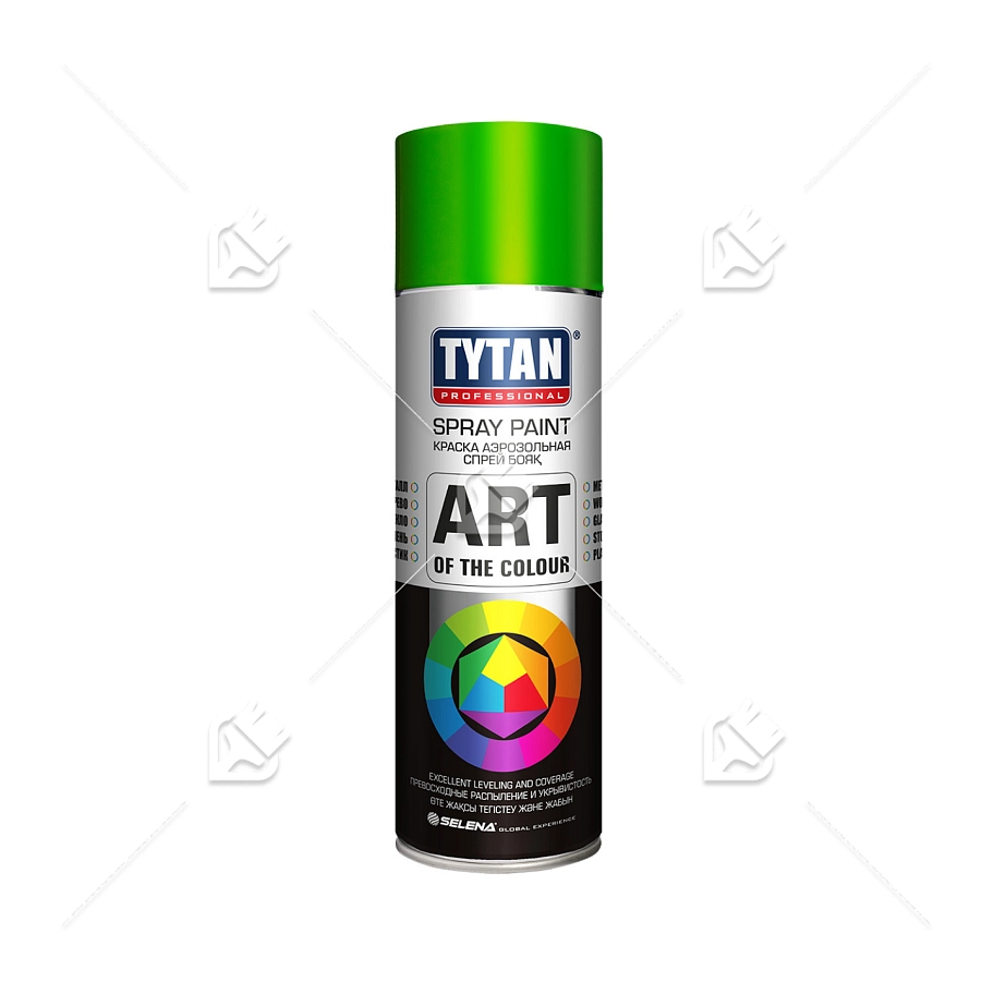 аэрозольная краска Титан Prof. Art of the colour светло-зеленая 6018 (400мл)