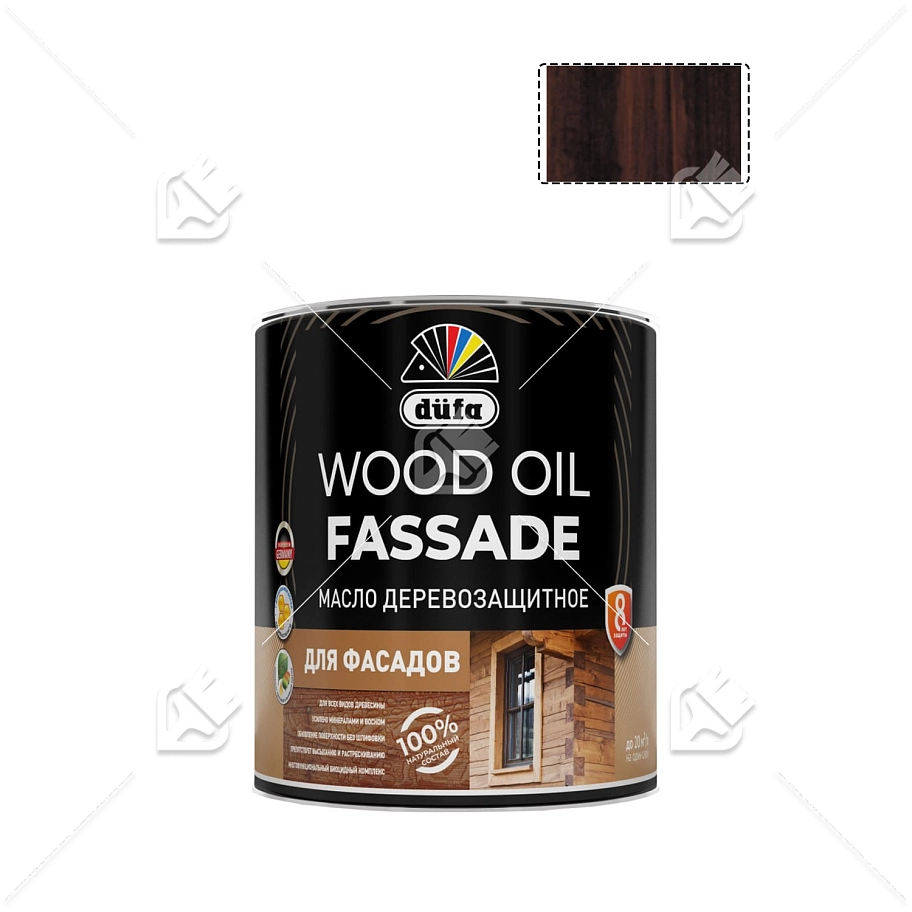 Масло деревозащитное для фасадов Dufa Wood Oil Fassade палисандр 2 л.