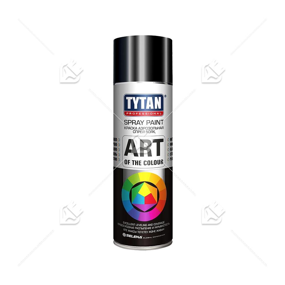 Краска универсальная аэрозольная акриловая Tytan Professional Art of the colour глянцевая RAL 9005 черная 400 мл