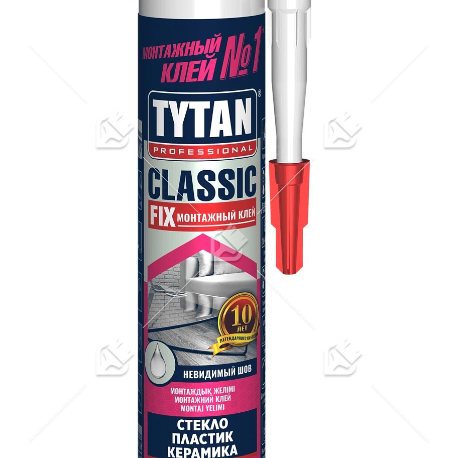 Титан Prof. Монтажный клей Classic Fix 280мл прозр.