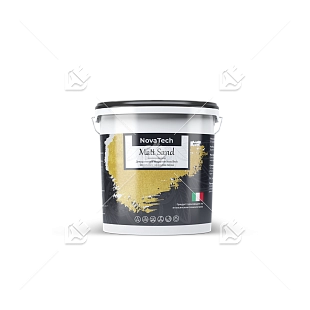 Покрытие декоративное NovaTech Matt Sand с эффектом песчаных вихрей матовый 5 л
