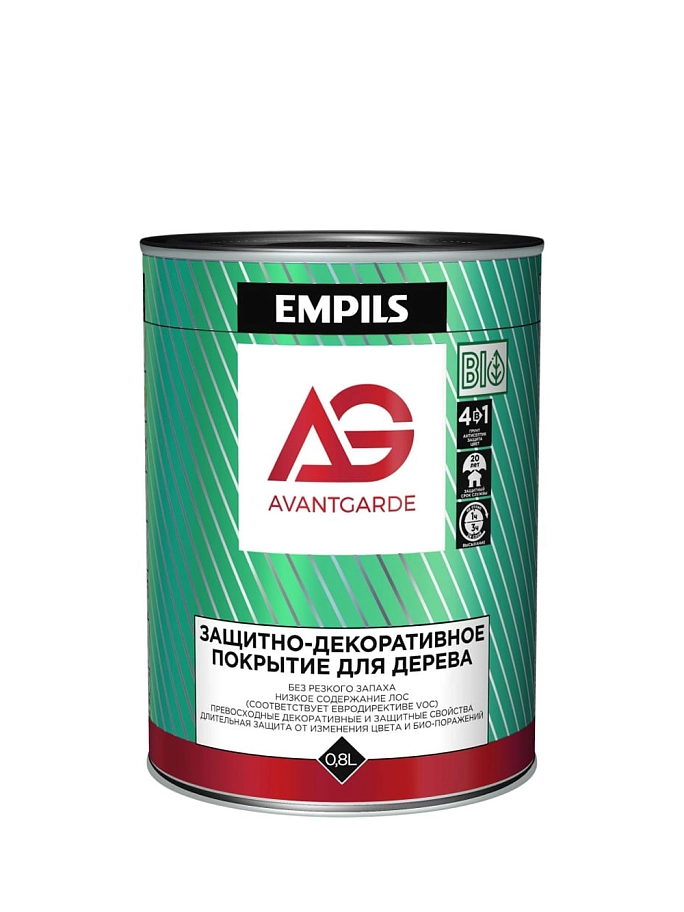 Защитно-декоративное покрытие для дерева AvantGarde махагон 0,8 л