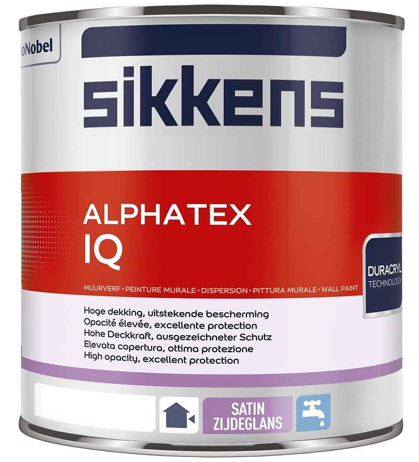 Sikkens Alphatex IQ / Сиккенс Альфатекс АйКью Краска для внутренних и наружных работ акриловая матовая